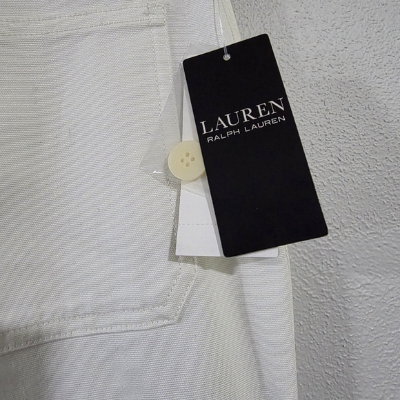 Lauren Ralph Lauren Cream Flare Leg Trousers - Picture 3 of 5